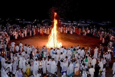 Meskel Festival em Adis Abeba