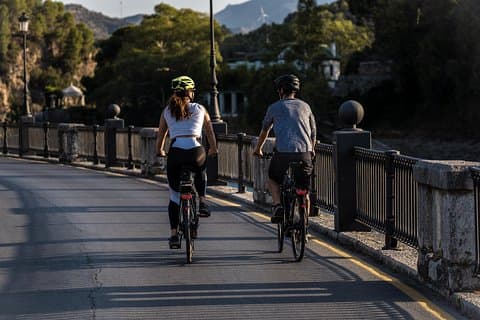 Excursão de bicicleta elétrica ao pico mais alto de Málaga: Vila Branca Olias e El Palo