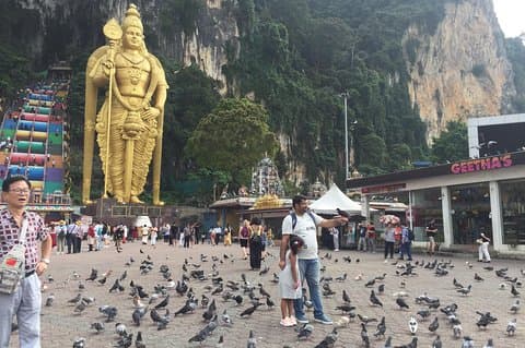 Grotte suburbane di Batu e Royal Selangor Tour