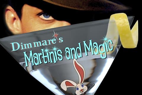 Dimmare's Martinis og Magic® Ticket: Middag, cocktails og show