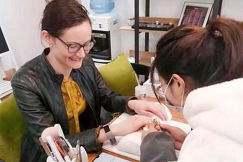 Experiência de manicure VIP de 1,5 horas no estilo Panda de Chengdu