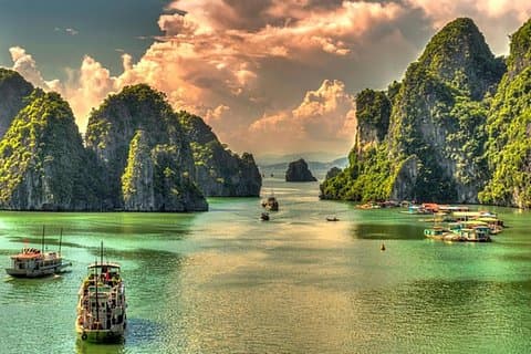 Halong Bay på bare en dag med Ti Top Island