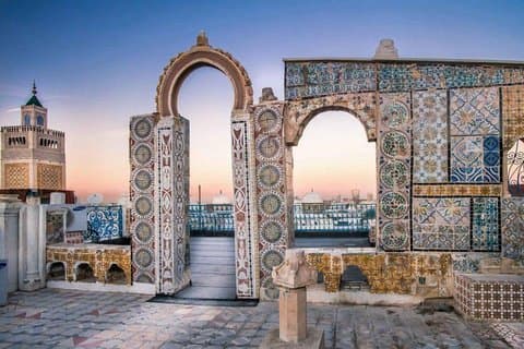 Pitoresca vila de Sidi Bou Said + Tunis Old Medina