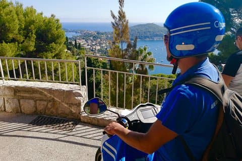Coastal Riviera & Eagle Nest Villages Scooter-dagstur med smagning fra Nice