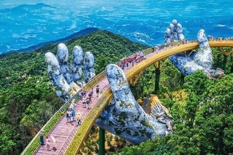 Excursion sur le rivage privé Golden Bridge depuis Da Nang (Tien Sa), Vietnam
