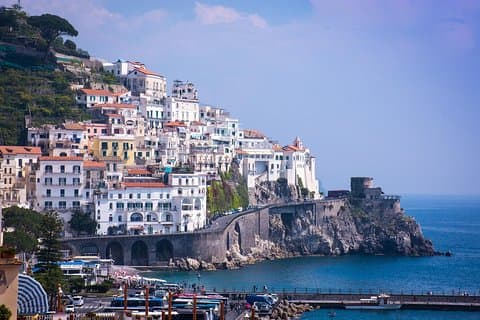 Amalfikusten: Positano, Amalfi och Ravello Private Tour från Neapel eller Sorrento