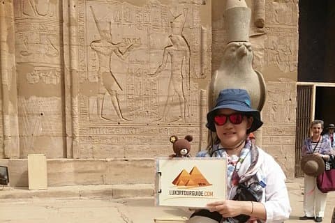 Dagstur till Edfu & Kom Ombo templen från Luxor och släpp av i Aswan eller Luxor