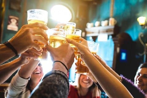 アイリッシュパブでリガビールテイスティング