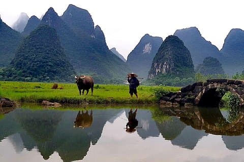 Giro del giorno privato di Guilin Tianxin Village Photography