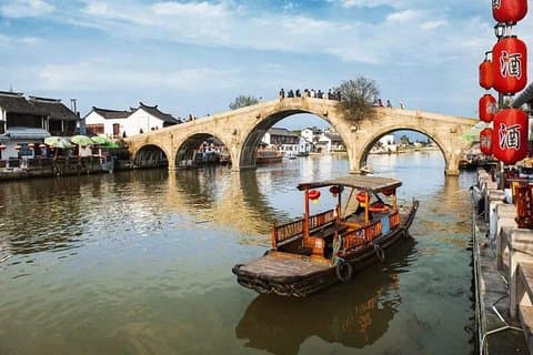 Visite d'une demi-journée en petit groupe de la ville de l'eau de Zhujiajiao