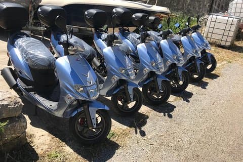 Scooter 50ccm utleie Island Mljet