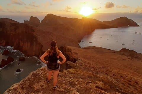 SOLOPGANG guidet TUR i Ponta de São Lourenço naturreservat PR8