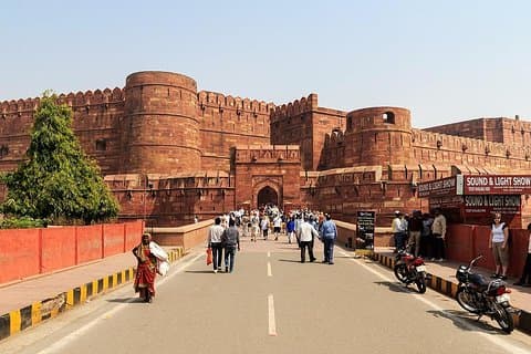 Privat Taj Mahal og Agra Fort City Tour