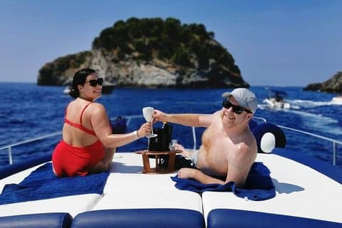 Tour privato in barca da Sorrento a Capri e Positano