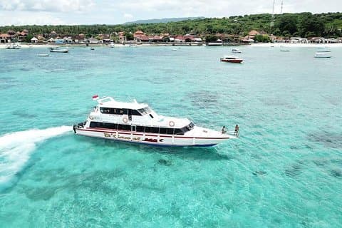 Vanuit Bali : Snelle boottransfer naar Nusa Lembongan