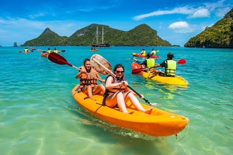 Angthong National Marine Park, Big Boat from Koh Samui