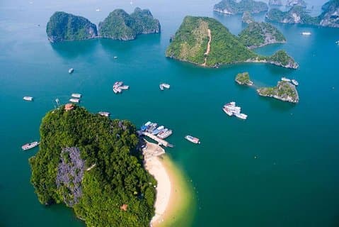 Halong Bay Full Day con kayak e nuoto sull'isola di Titop