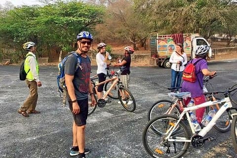 Tour en bicicleta por la mañana en Jaipur con pruebas de alimentos