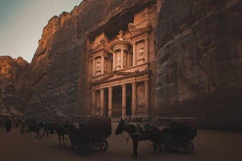 Amman naar Petra (privé auto)