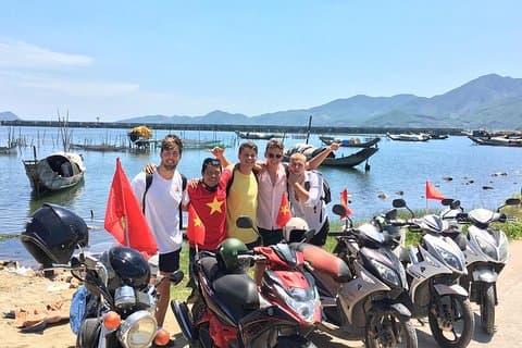 Experiência de motocicleta Hue para Hoi An Over Via Hai Van passe com Amazing Easy Rider
