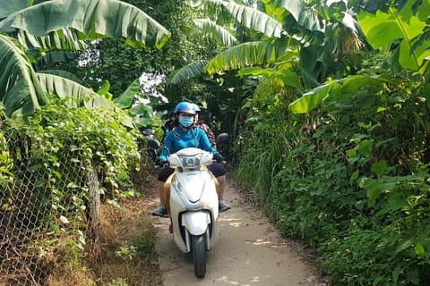 Hanoi City Sights & Red River Delta Tour by Scooter