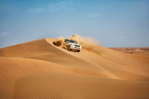 Private Abu Dhabi Desert Safari From Dubai with Hot BBQ Dinner