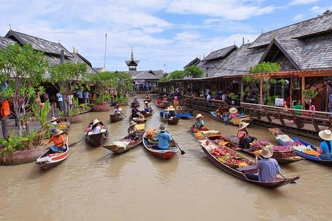 Det bedste ved Pattaya: Floating Market & Landmark Experience