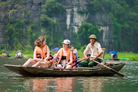 Ninh Binh Trang An Hoa Lu tempel, Mua grot - Klein & luxe 1dag