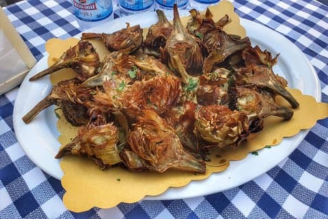 Savoureuse cuisine romaine au dîner autour de la Piazza Navona, de Campo Marzio et du ghetto juif