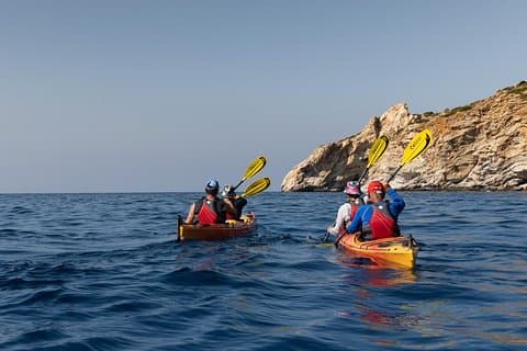 Kajakpaddling Agia Galini, Kreta