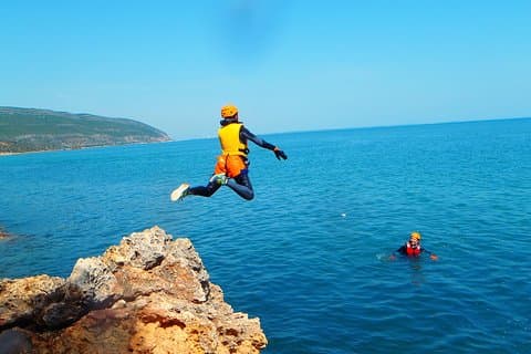Blød coasteering - Arrábida Port