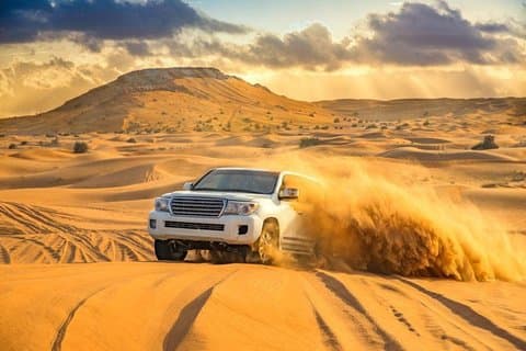 Doha : Halve dag woestijnsafari | Kamelenrijden | ATV | Sand Surfing