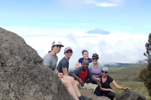 gravir la route de KILIMANJARO via Lemosho