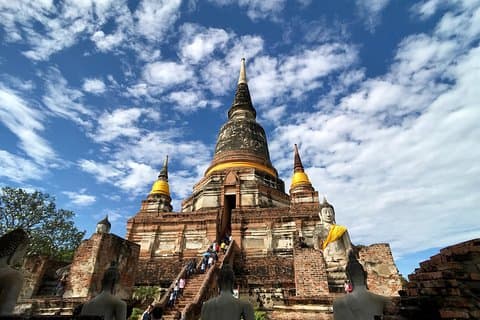 Transfert privé de Bangkok à Ayutthaya avec 2h de visite