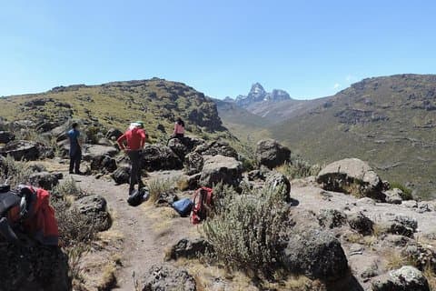 5 Days Mount Kenya Trekking - Sirimon - Naro Moru Route