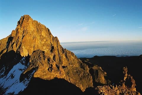 Rota do Monte Quênia - Sirimon por 4 dias