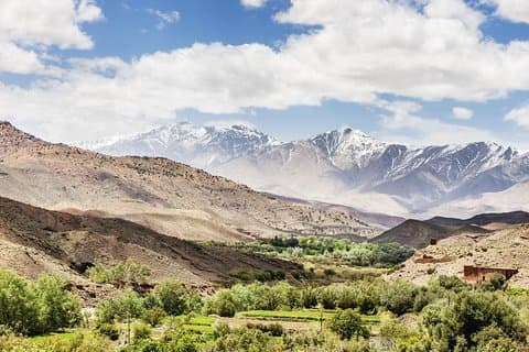 Viagem diurna às montanhas do Atlas e 4 vales e cachoeira saindo de Marrakech