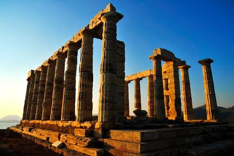 Cape Sounio, Poseidon-templet (5 timmar). Dag eller kväll / solnedgångstur