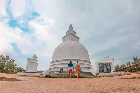 Stille to uger med ferievandrere Sri Lanka