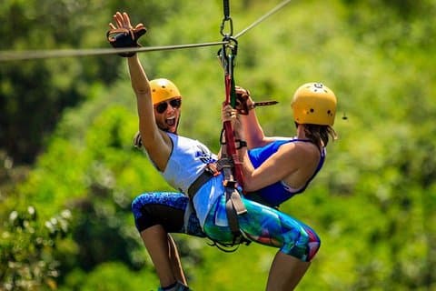 Full Day Pass Jaco Jungle Adventure Five in One with Lunch
