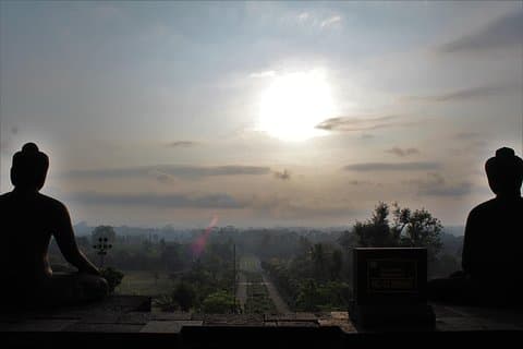 Privat transport Borobudur soloppgang
