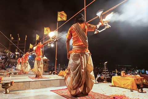 Mysticism of Varanasi med Ganga Aarti (2 timers gåtur)
