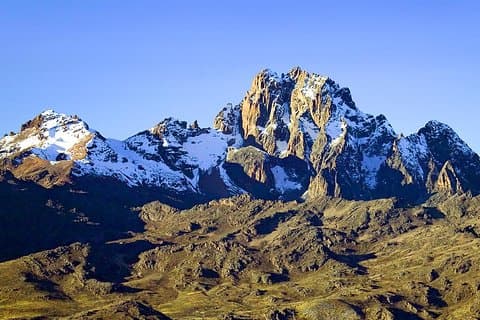 5 dages Mount Kenya Trekking klatring Sirimon-Chogoria ruten