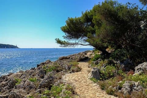 Malerisk gåtur fra Nice til Villefranche sur Mer med pic-nic og svømmetur