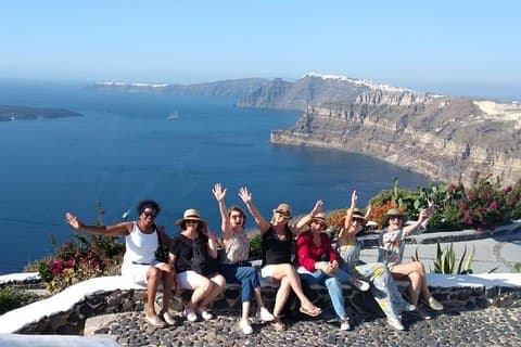 Excursão terrestre: excursão personalizável em Santorini