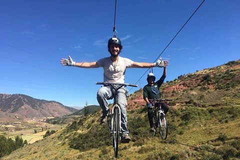 Cusco: Extreme Sky Bike and Rappelling Adventure