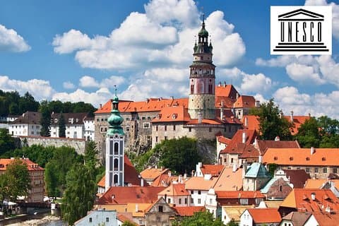 Excursion privée d'une journée de Prague à Český Krumlov