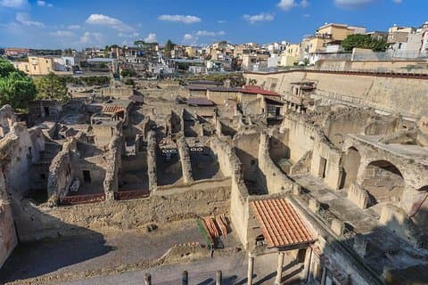 Halvdag Herculaneum fra Sorrento