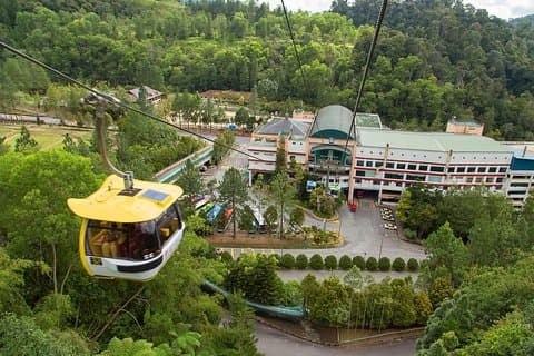 La visite des Genting Highland et des grottes de Batu comprend les billets de téléphérique