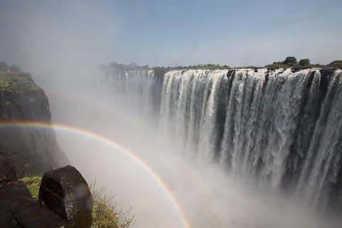 Victoria Falls dagstur fra Chobe eller Kasane
